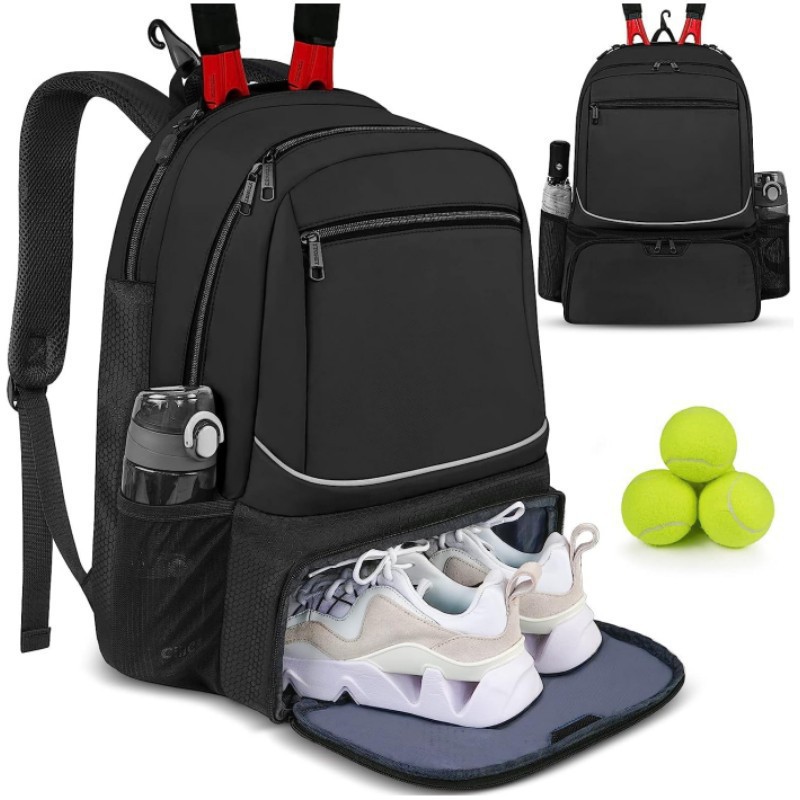 Badminton Fun - Large Capacity Tennis Backpack Sports Racket