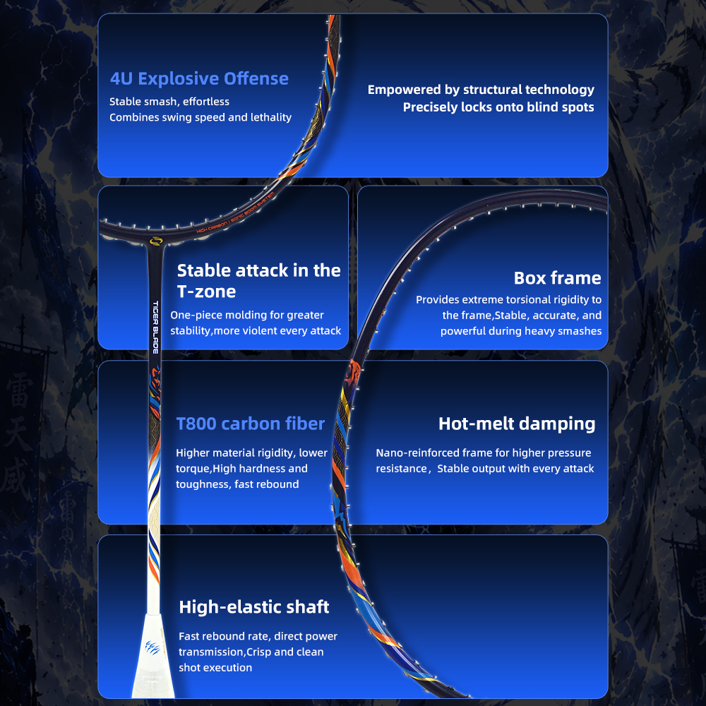 Tiger Blade - Badminton Racket - Badminton Umpire recension och pris