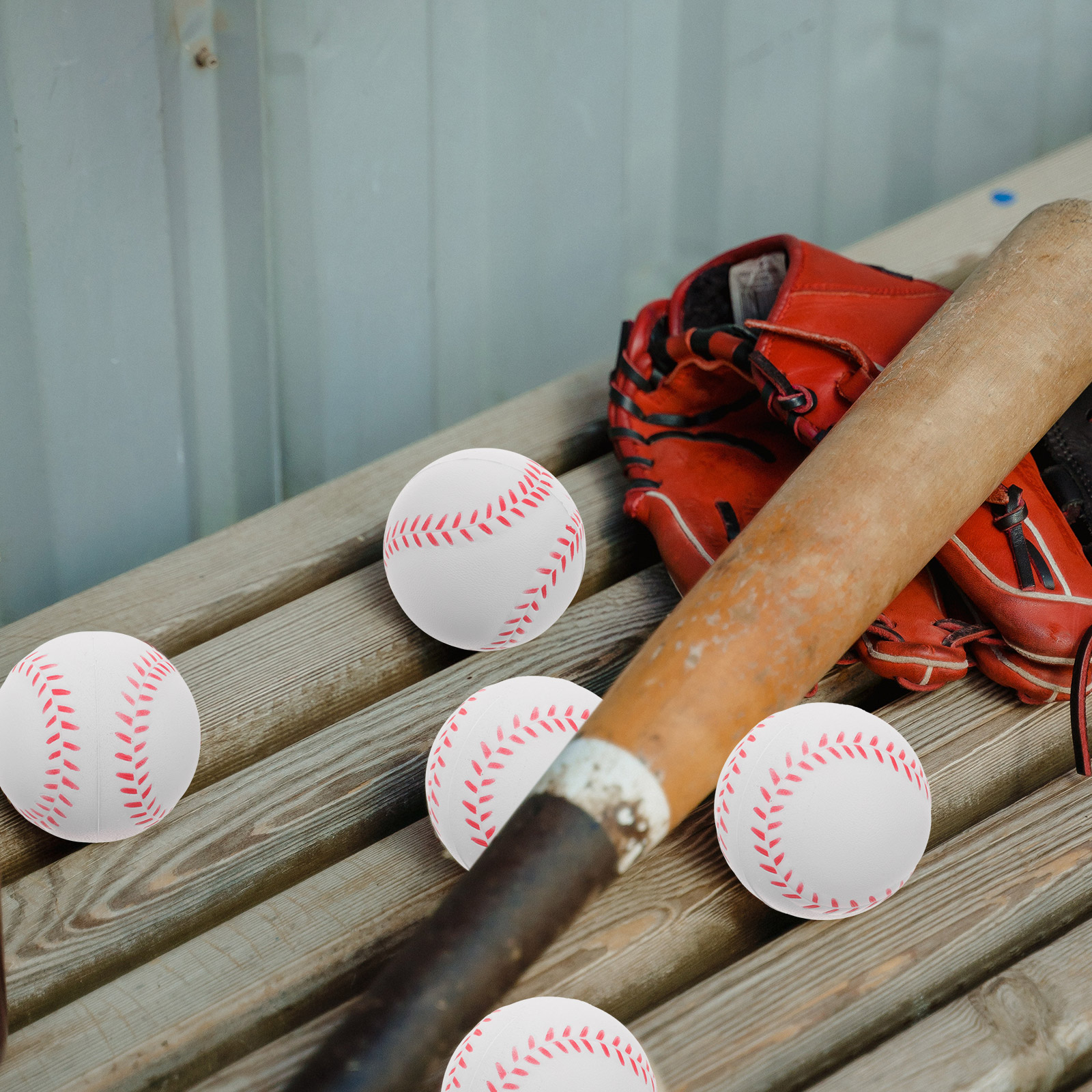 6Pcs Sponge Training Baseball  - Badminton Junior recension och pris