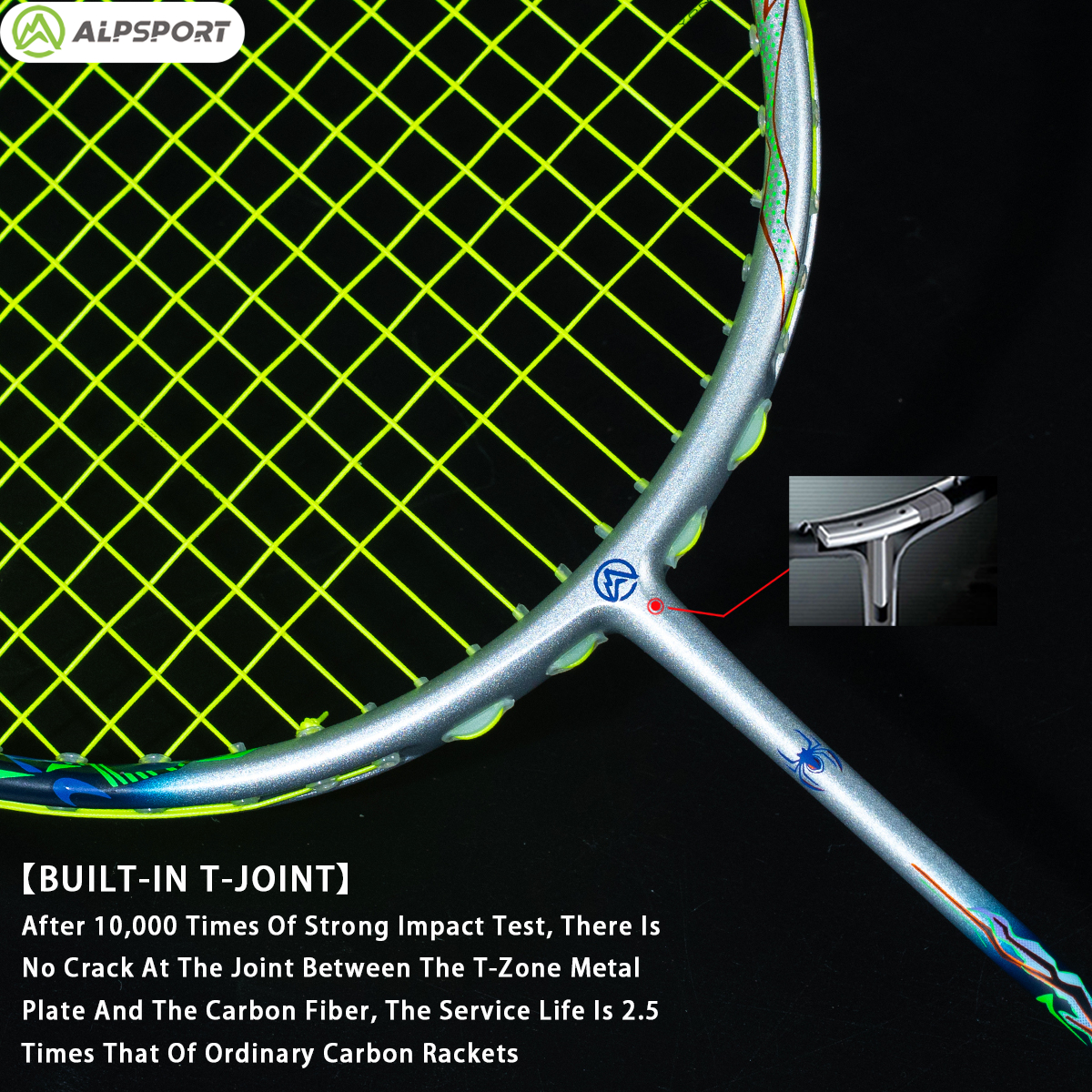 ALP SPIDER 4U G5 Eastic & Dura - Badminton Raket recension och pris