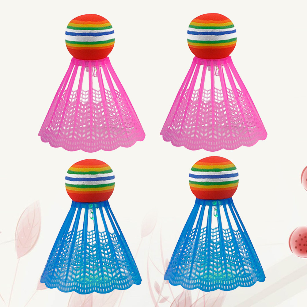 4Pcs Glow in Dark Badminton Sh - Badminton Nylon Shuttlecock recension och pris