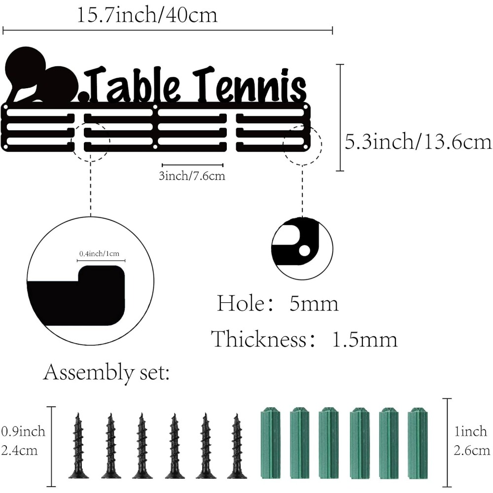 Medal Holder Sport Table Tenni - Badminton Icon recension och pris
