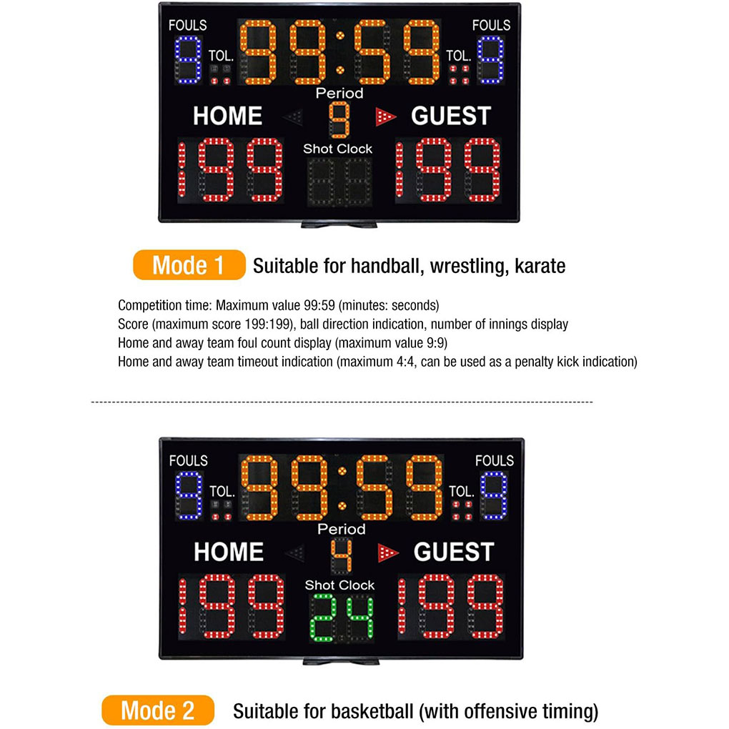 Digital Scoreboard Wall Hangin - Badminton Score recension och pris