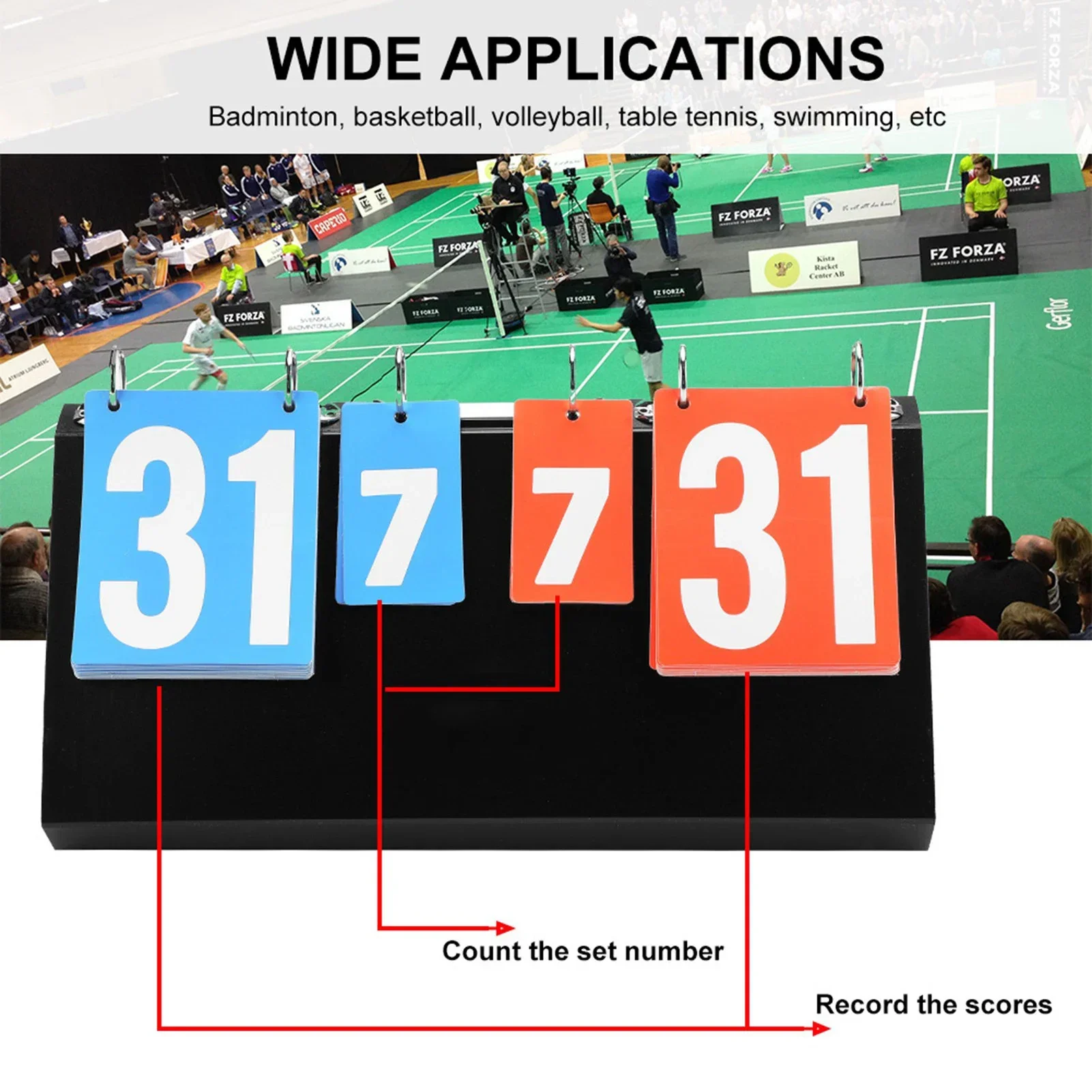 4 Digit Sports Competition Sco - Badminton Score recension och pris