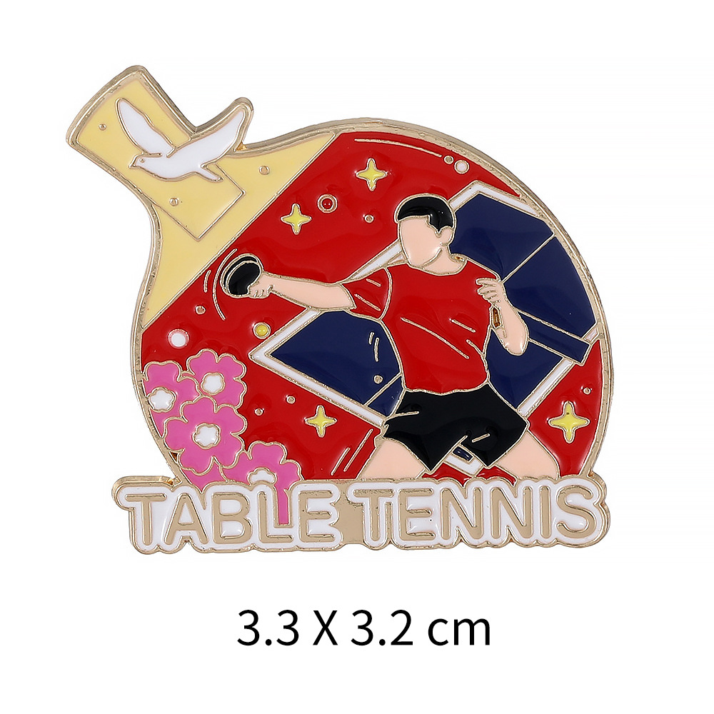 Sports Enthusiast Badge Pin fo - Badminton Icon recension och pris