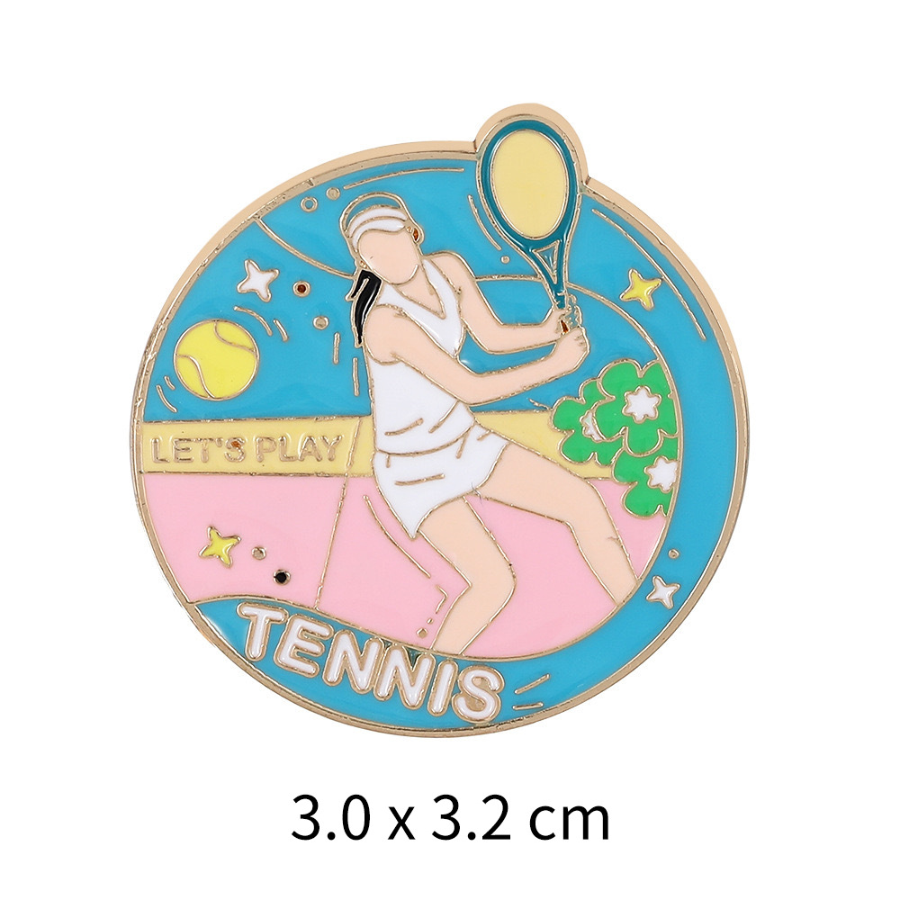 Sports Enthusiast Badge Pin fo - Badminton Icon recension och pris