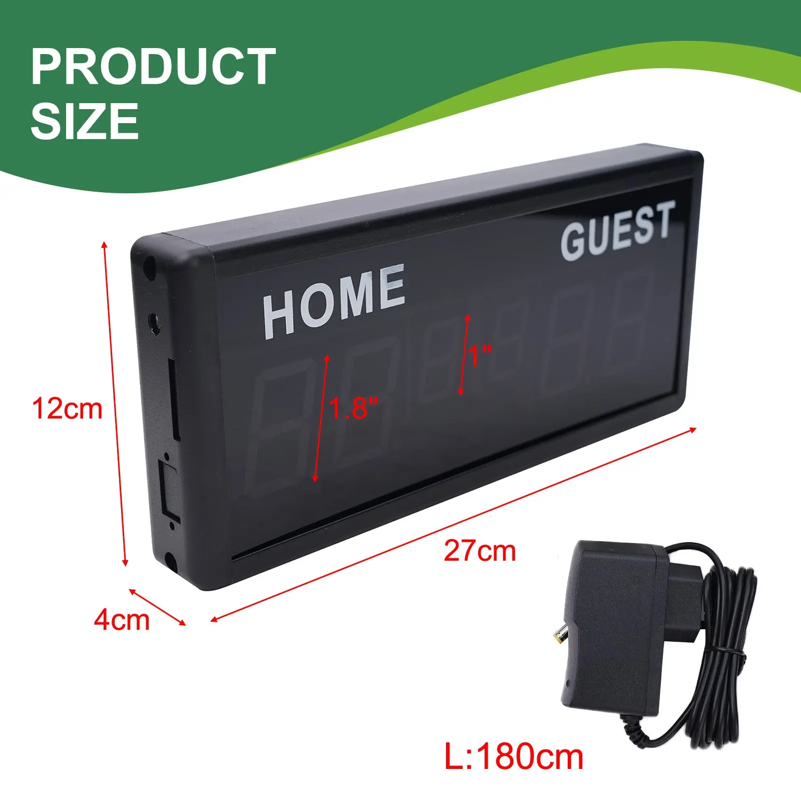 Team Sports Scoreboard Electro - Badminton Score Counter recension och pris