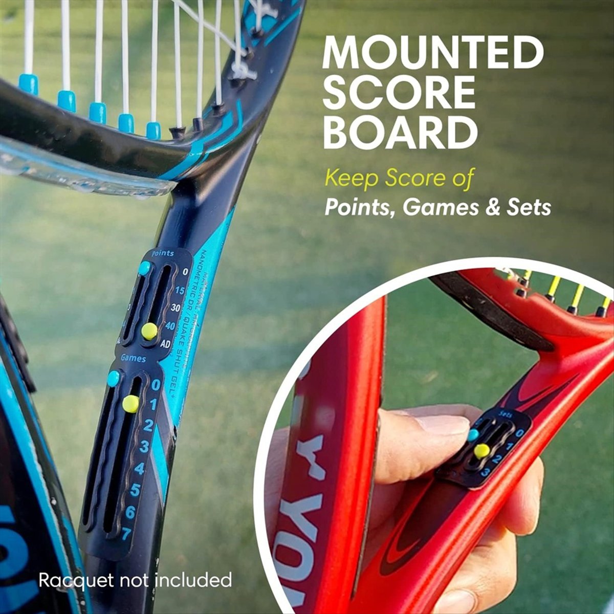 DTDT hot-Tennis Racket and Pad - Badminton Score recension och pris