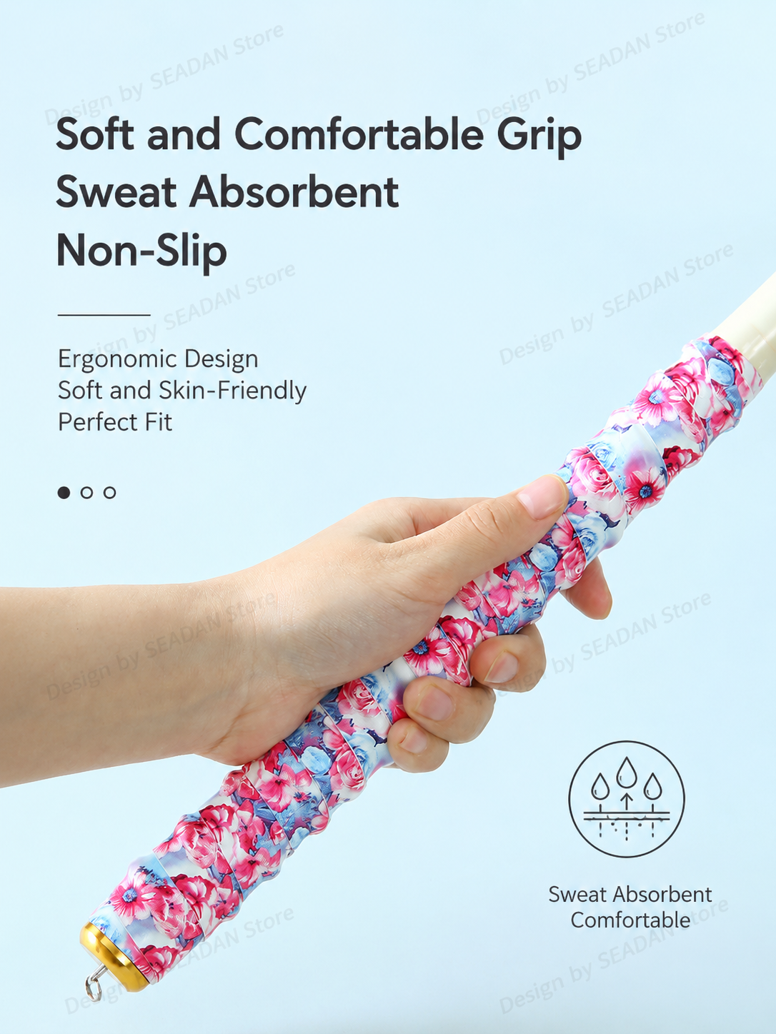 1.5m Floral Dragon Pattern Fis - Badminton Fun recension och pris