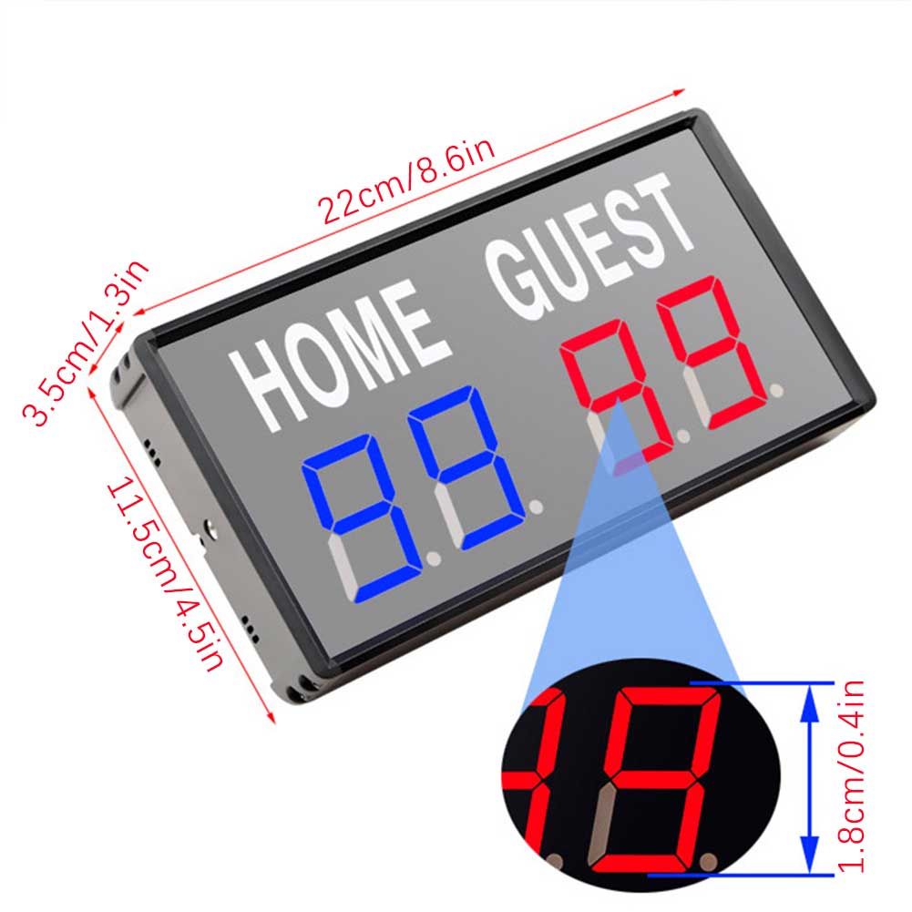 4-Digit LED Electronic Score K - Badminton Score Counter recension och pris
