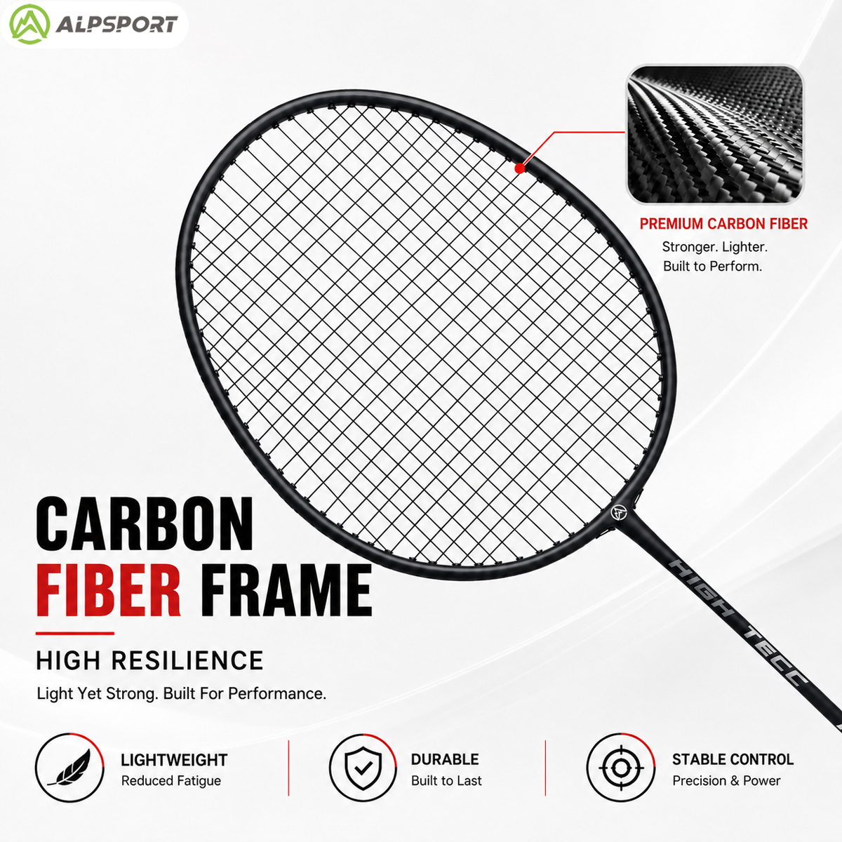 ALPSPORT RR 2Pcs Badminton Rac - Badminton Raket recension och pris