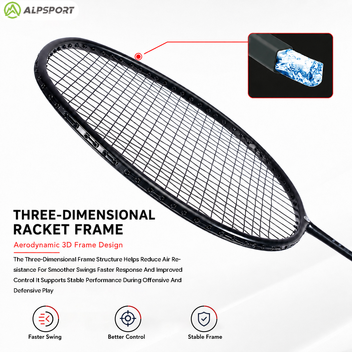ALPSPORT RR 2Pcs Badminton Rac - Badminton Raket recension och pris