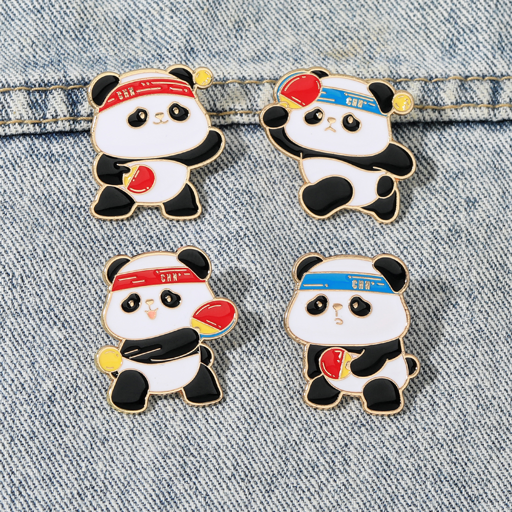 4 Styles Sporty Panda And Tabl - Badminton Icon recension och pris