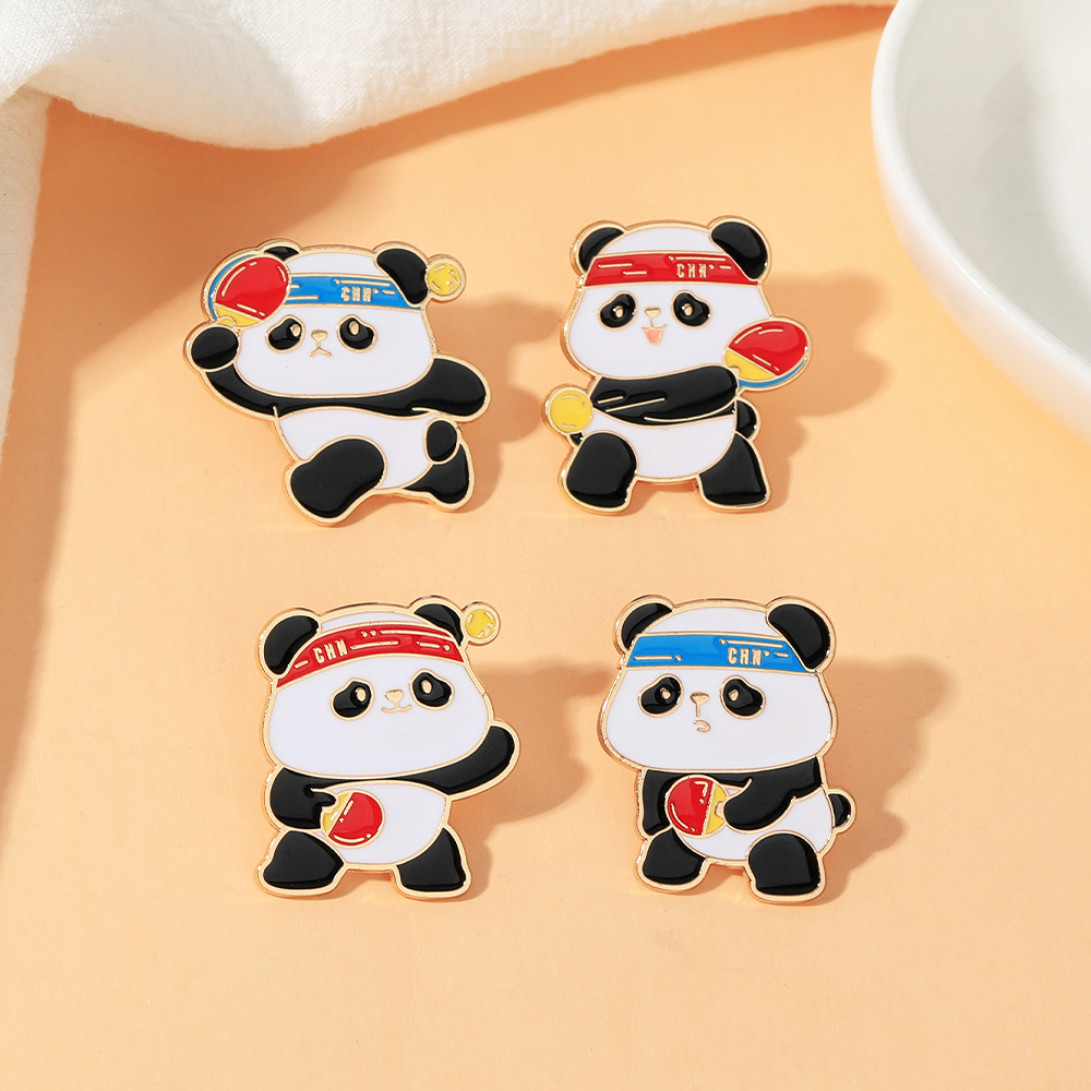 4 Styles Sporty Panda And Tabl - Badminton Icon recension och pris