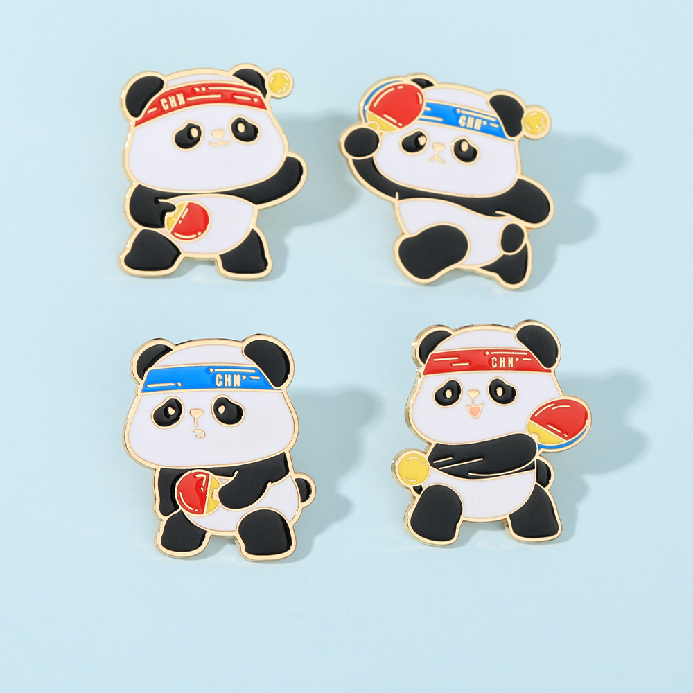 4 Styles Sporty Panda And Tabl - Badminton Icon recension och pris