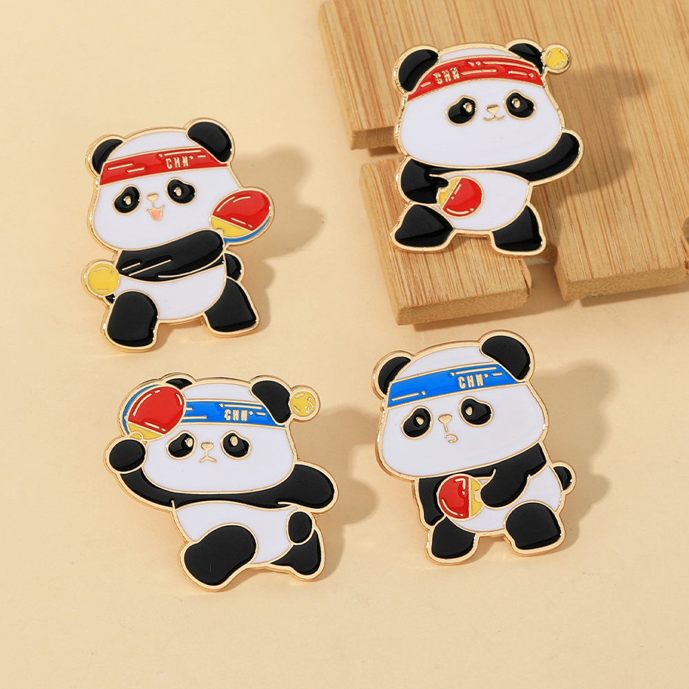 4 Styles Sporty Panda And Tabl - Badminton Icon recension och pris