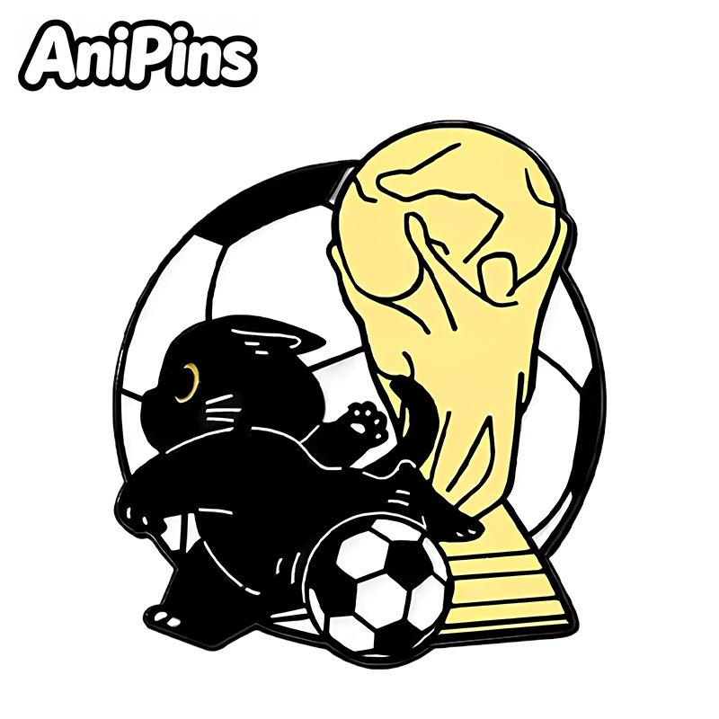 AniPins Funny Sports Cat Pins  - Badminton Icon recension och pris
