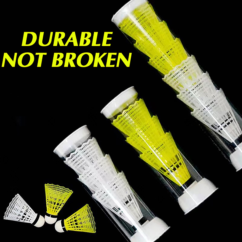 【W】1PCS Plastic Badminton Shut - Badminton Nylon Shuttlecock recension och pris