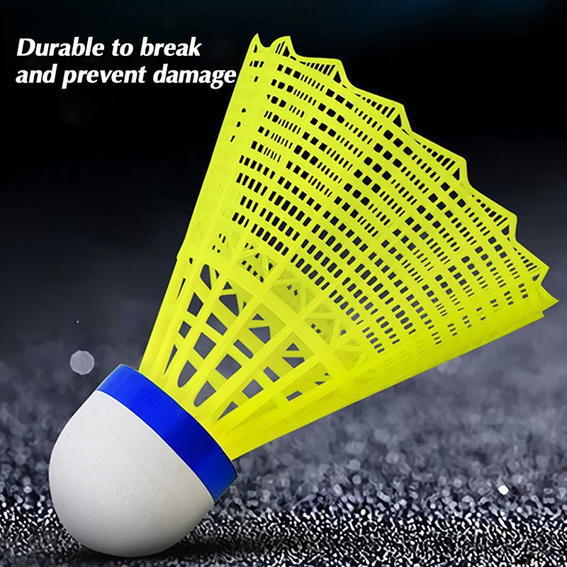 【W】1PCS Plastic Badminton Shut - Badminton Nylon Shuttlecock recension och pris