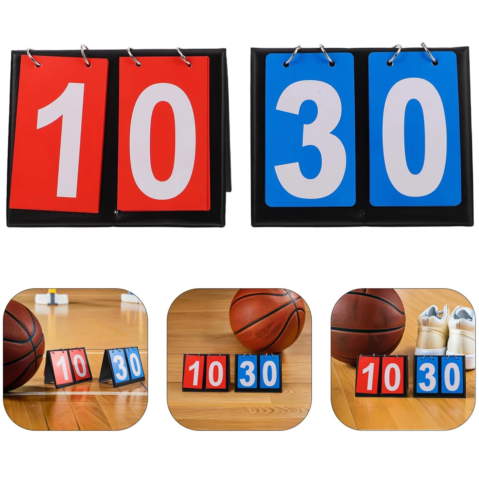 2 Pcs Scoreboard Flipper - 2 D - Badminton Score Counter recension och pris
