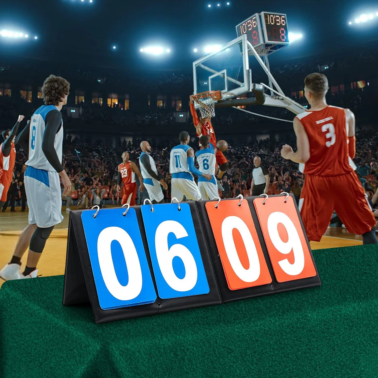 2 Pcs Scoreboard Flipper - 2 D - Badminton Score Counter recension och pris