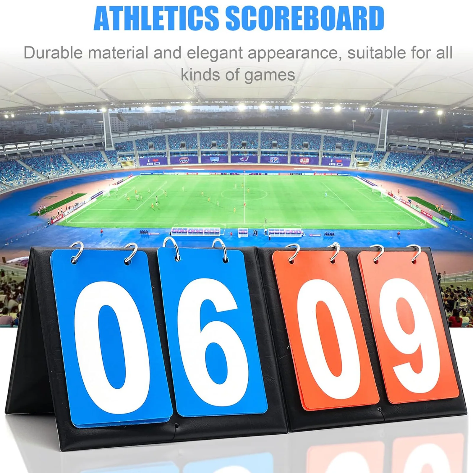 2 Pcs Scoreboard Flipper - 2 D - Badminton Score Counter recension och pris