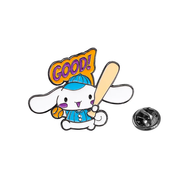 Cartoon Sanrio Metal Badge Stu - Badminton Icon recension och pris