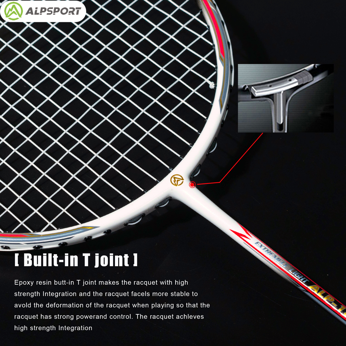 ALPSPORT AIR 10U Ultralight 52 - Badminton Raket recension och pris