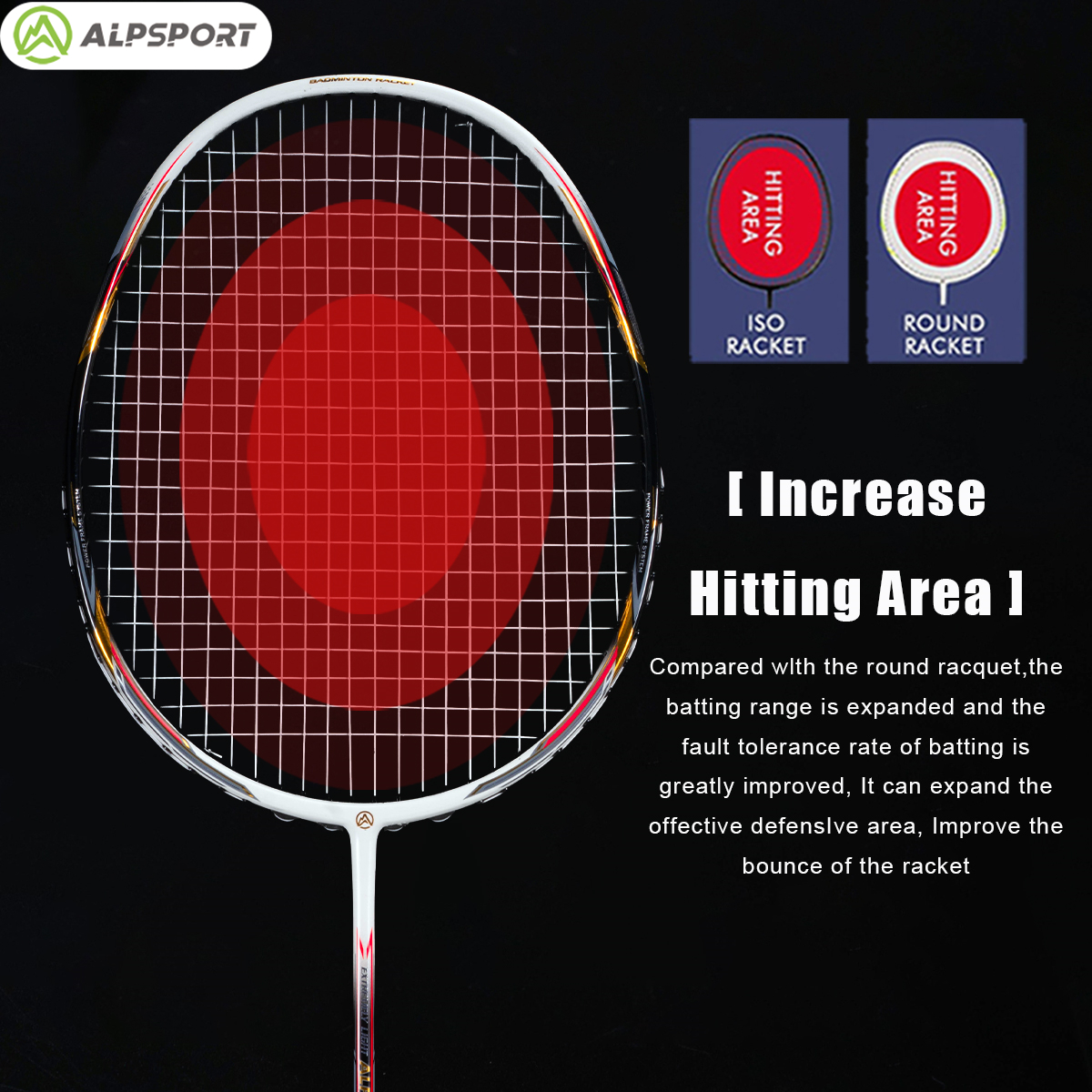 ALPSPORT AIR 10U Ultralight 52 - Badminton Raket recension och pris