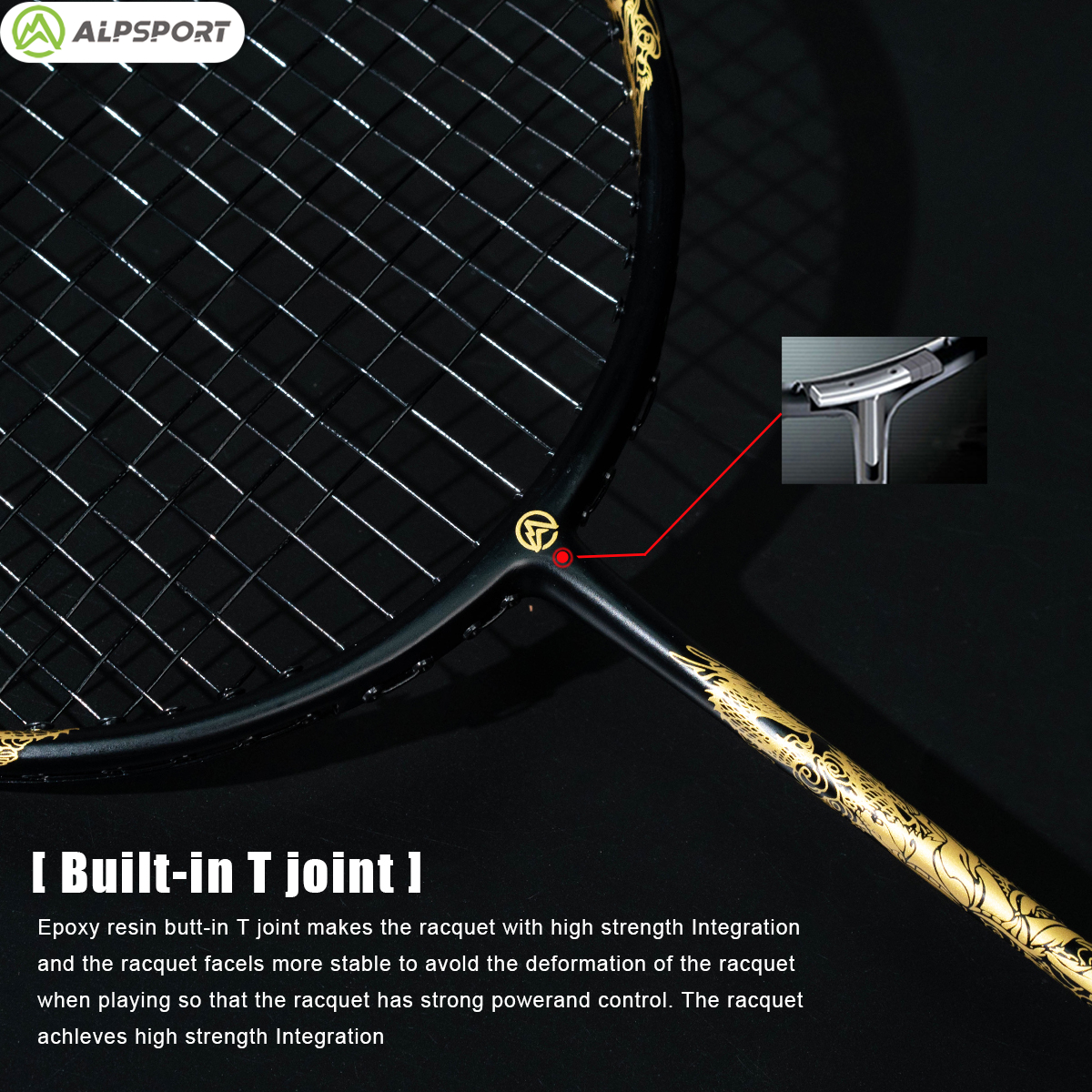 ALP SL Dragon Rush 4U Badminto - Badminton Raket recension och pris