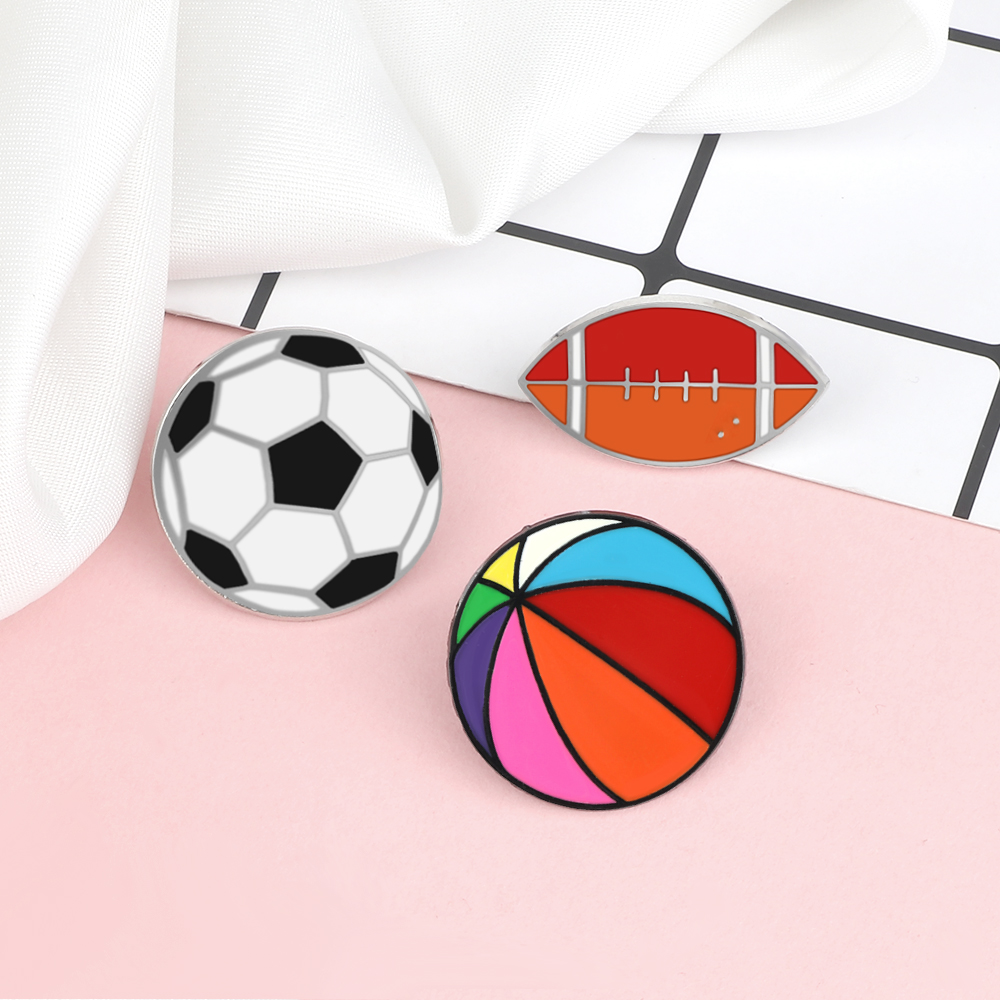 Fashion Sports Ball Lapel Pin  - Badminton Icon recension och pris