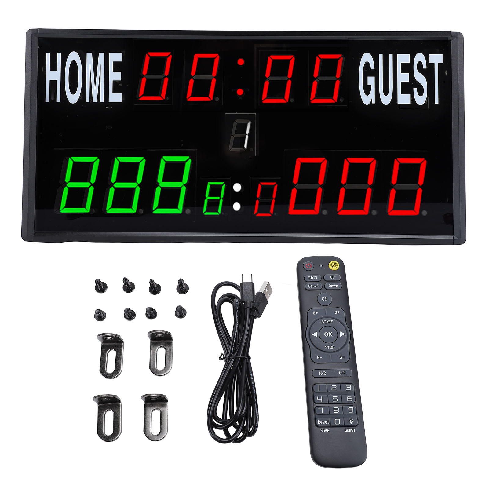 Electronic LED Scoreboard Mult - Badminton Score Counter recension och pris