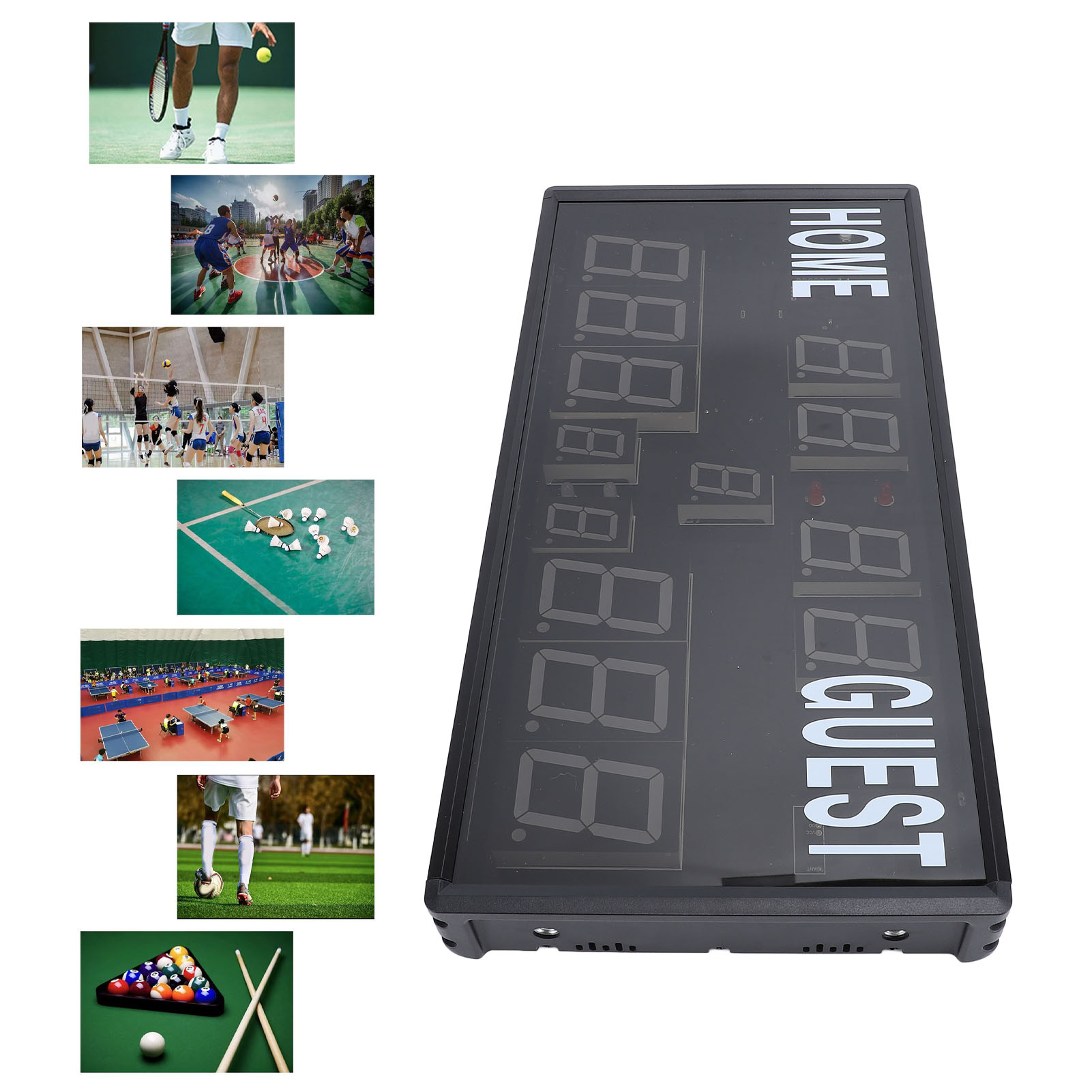 Electronic LED Scoreboard Mult - Badminton Score Counter recension och pris