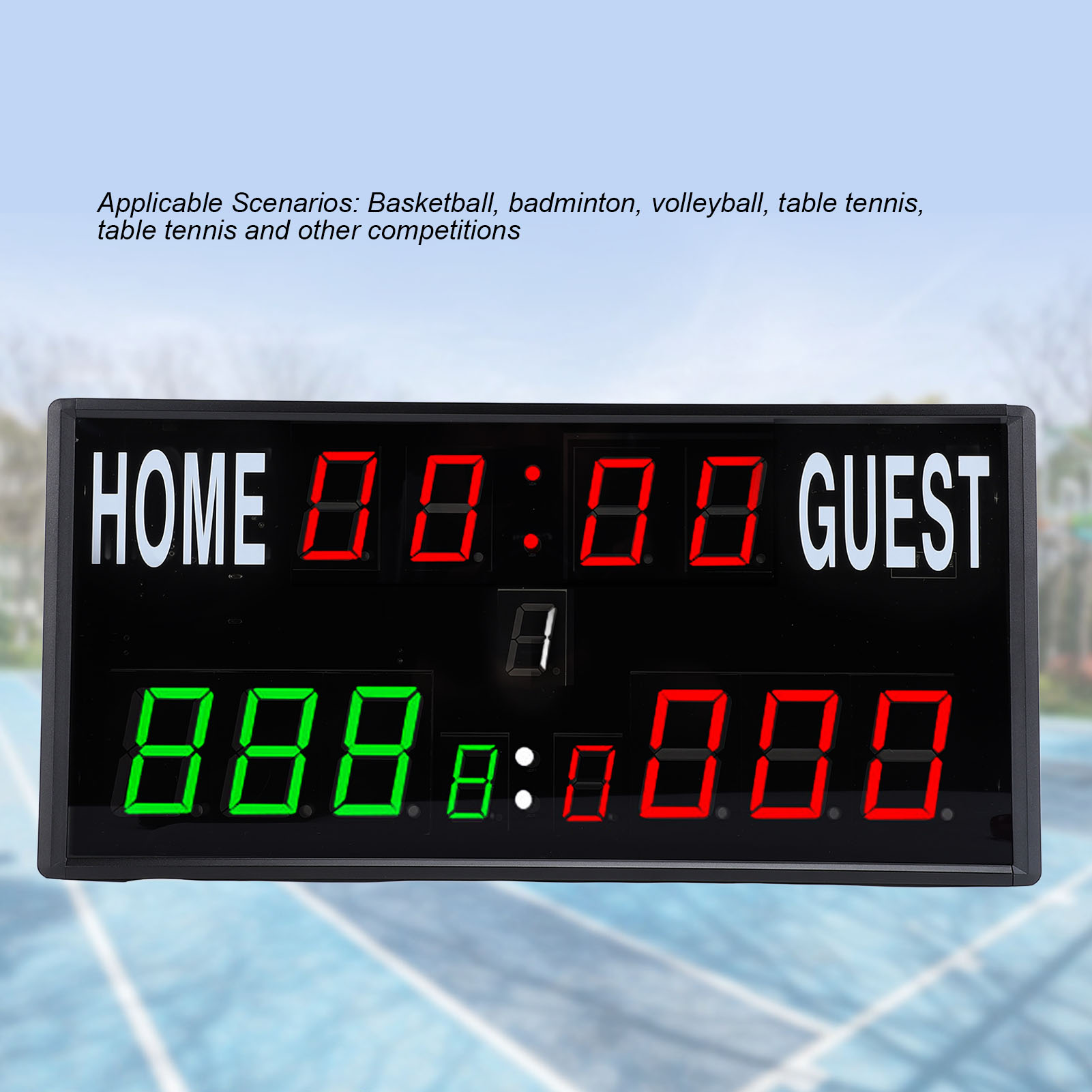 Electronic LED Scoreboard Mult - Badminton Score Counter recension och pris